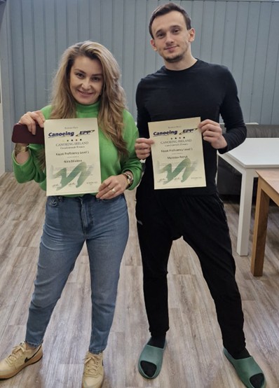 Kayaking skills training